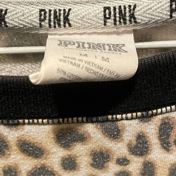 Victoria Secret Pink cheetah sweatshirt - Picture 2 of 3